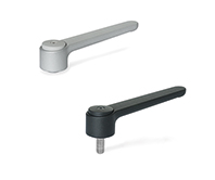 Manettes indexables basses avec insert fileté